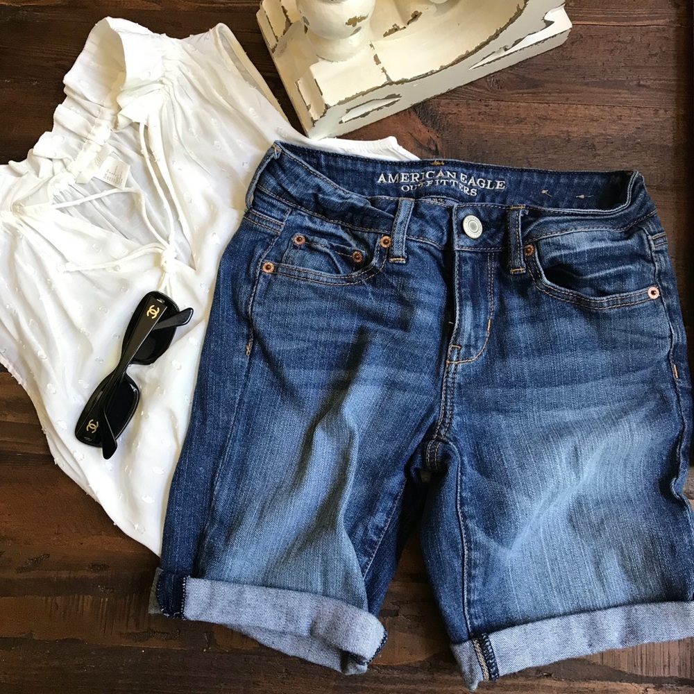 New stretchy jean shorts